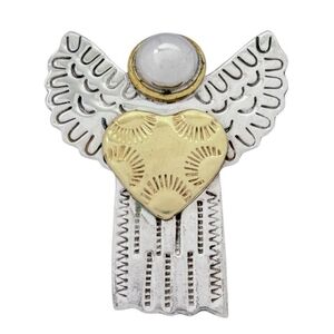 Rare Silpada Sterling Silver Angel Pendant/Brooch